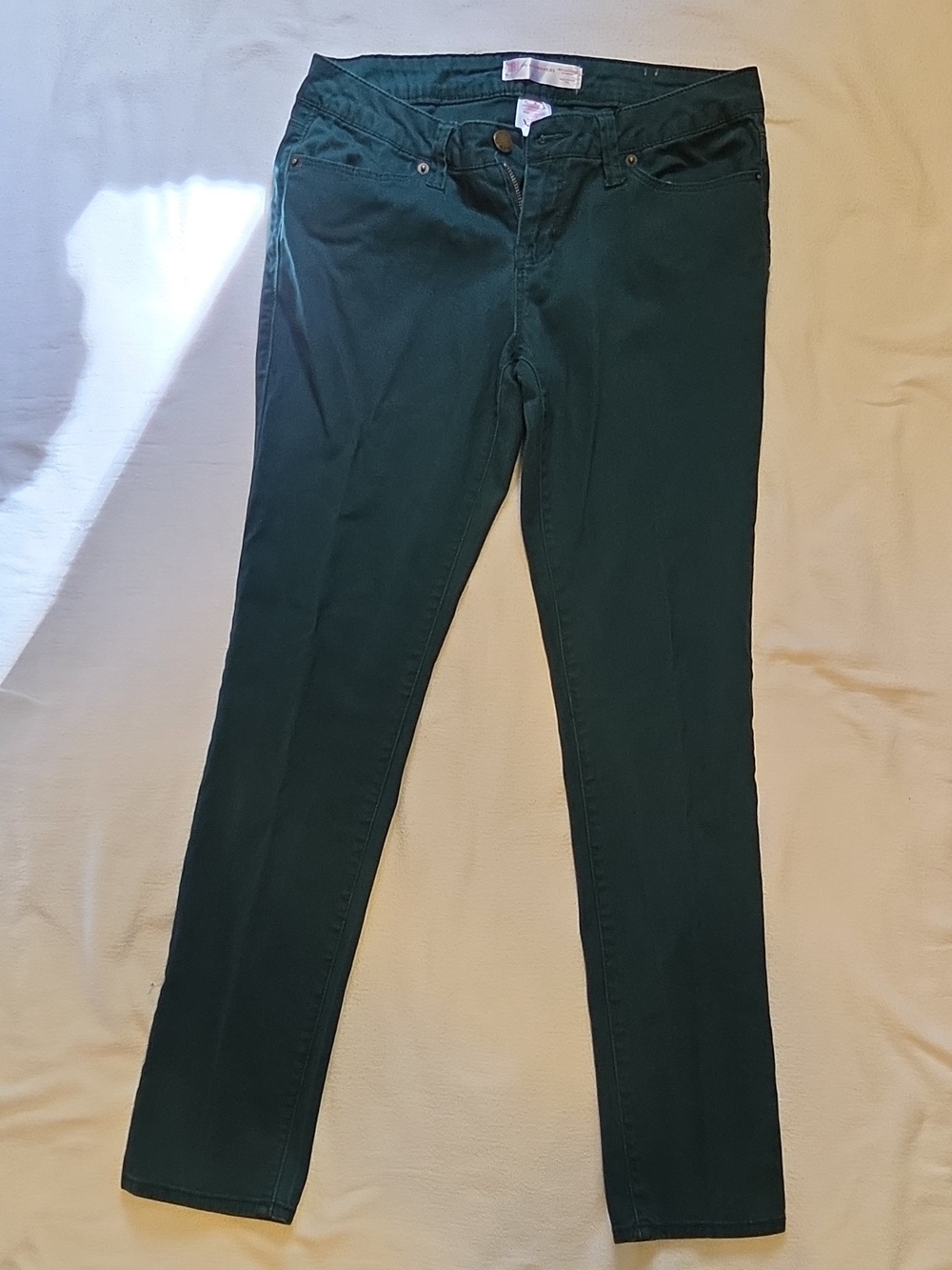 No Boundaries Dark Teal Skinny Jeans